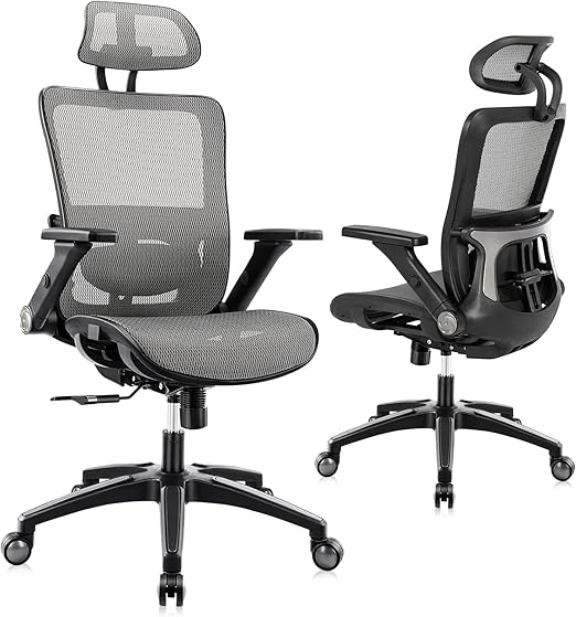 Office Chair Ergonomic Mesh Chair High Back Computer Desk Chair with 3D Armrest