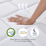 Queen Mattress, 12 Inch Hybrid Mattress Queen with comfort Foam,Innerspring