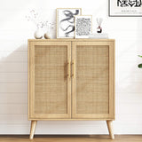 Cabinet with 2 Doors, Bathroom Floor Cabinet, Modern Sideboard Buffet Cabinet, Accent