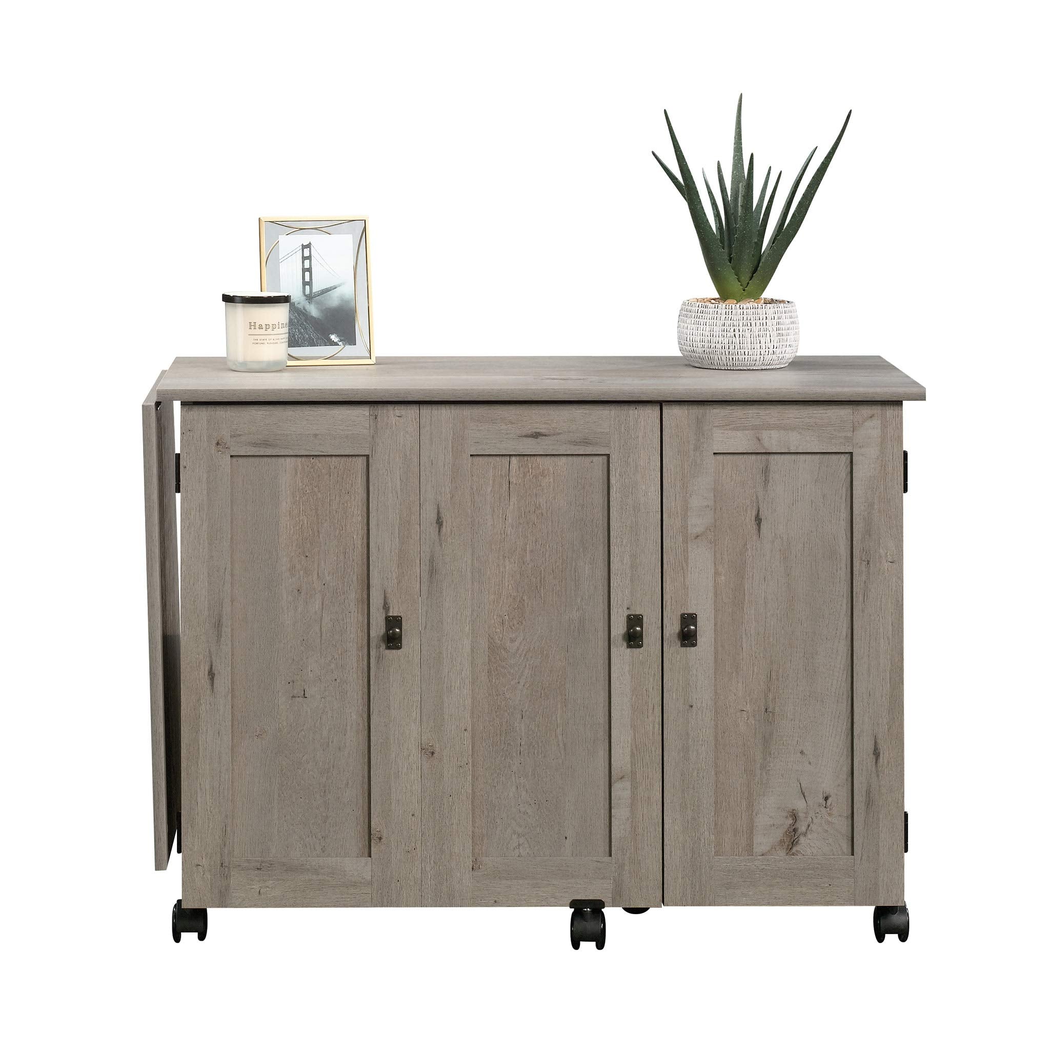 Miscellaneous Storage Sewing/Craft Cart/ Pantry cabinets, Mystic Oak finish