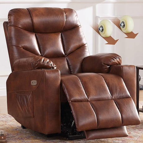 Chair, Movable with Wheels, Power Recliner Chair, Lift Chairs for Elderly, Electric Reclining