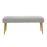 Upholstered Bench Ottoman Entryway Bench Stool with Padded Seat