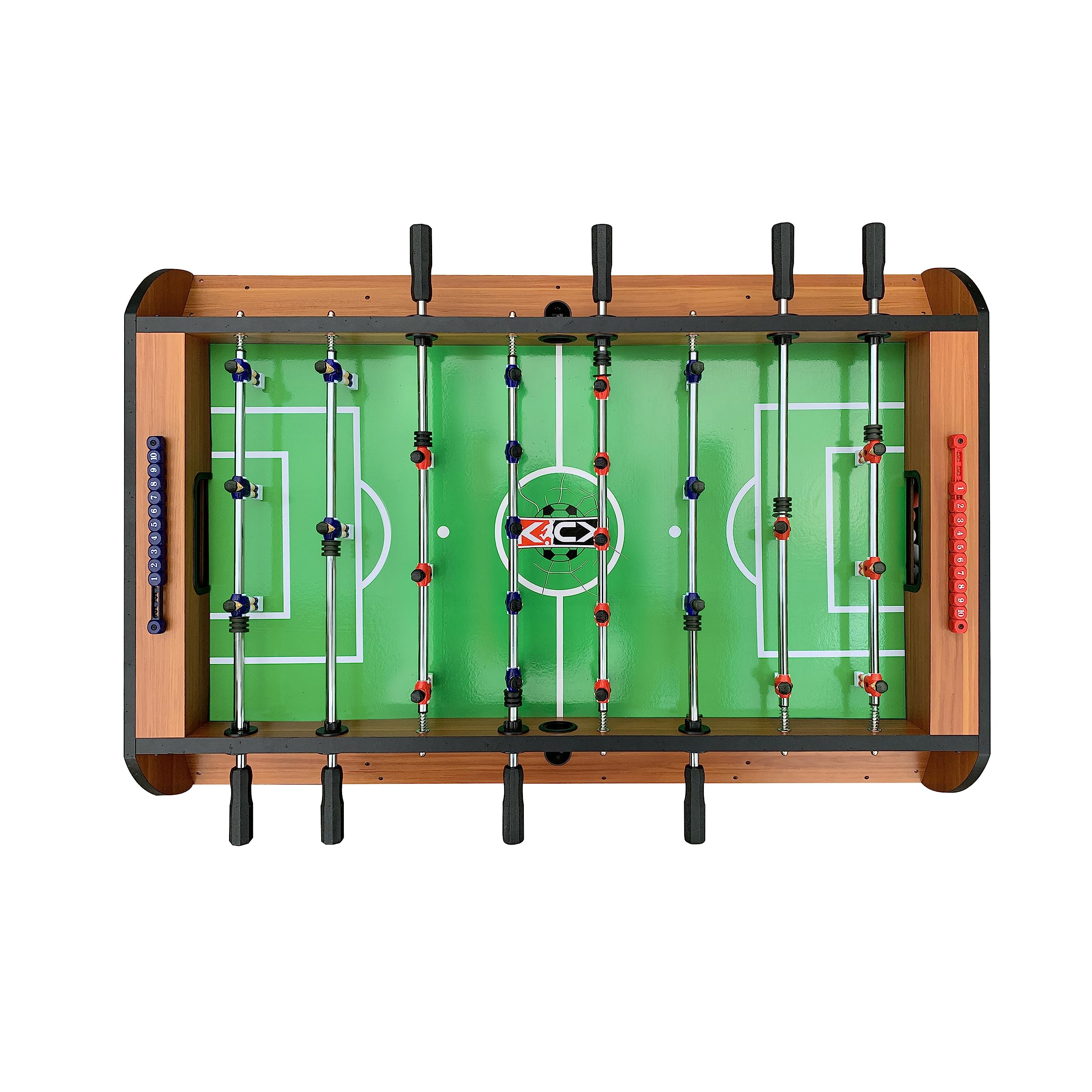 Telescopic Rods 3-in-1 Swivel Multi Game Table (Brown) - Combo Game Table Set