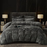 Truly Velvet Duvet Cover Set King Size, 3pcs Ultra Soft Breathable Comforter Cover Set