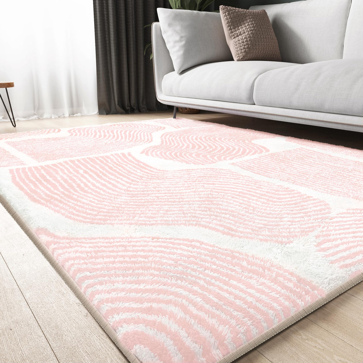 Zen Garden Area Rug - Ultra Soft Area Rug 3x5, Non Slip, Stain Resistant Living Room Rug,