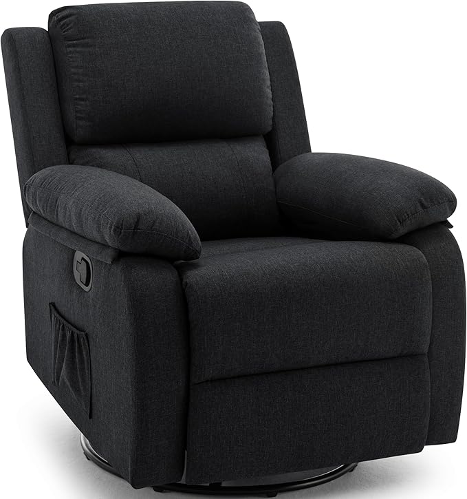 Recliner Chair, 360 Swivel Rocker Chair for Adults, Small Rocking Recliner Chair for Small