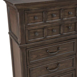 Furniture Paradise Valley 10 Drawer Chesser - Saddle Brown