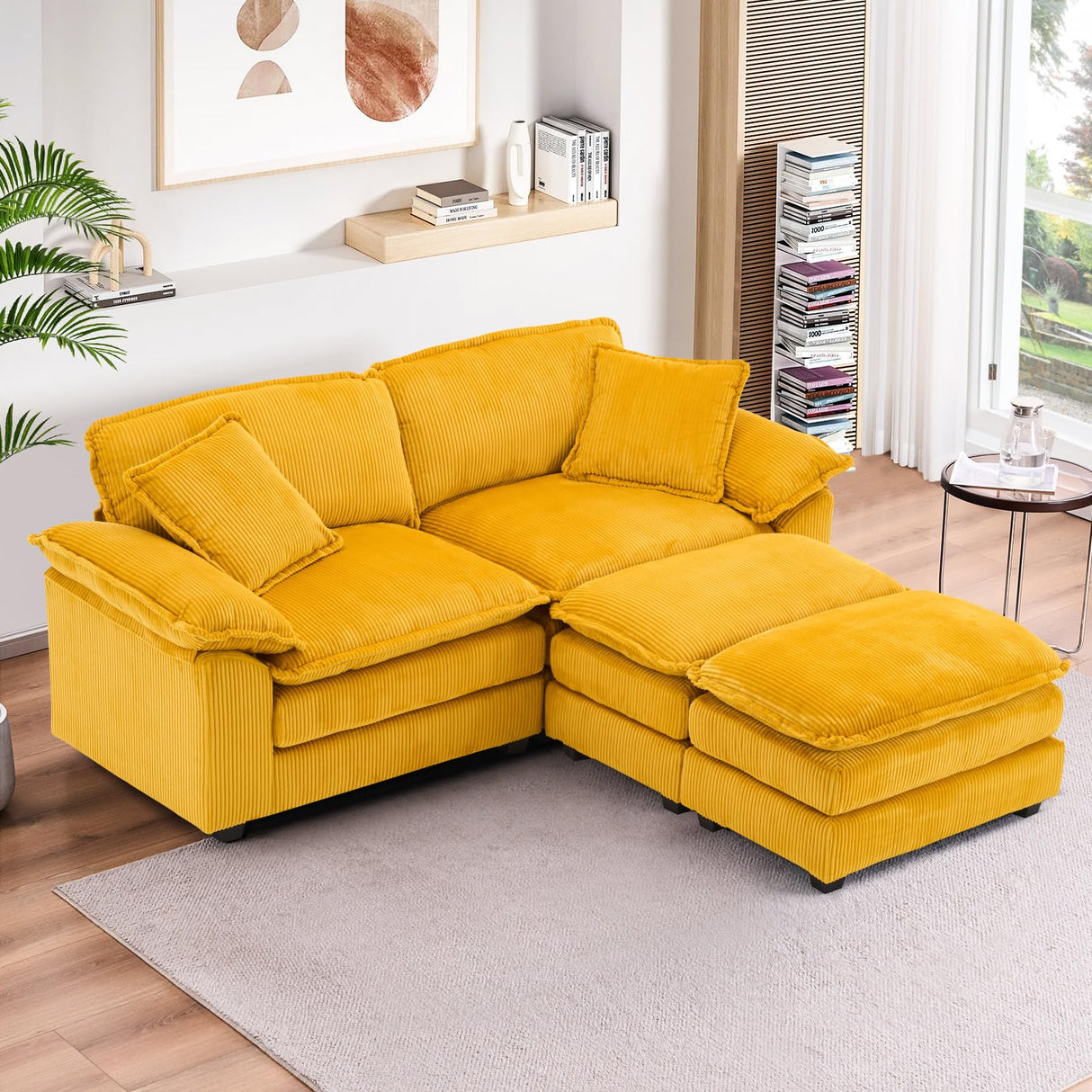 84.6" Sectional Sofa Couch for Living Room