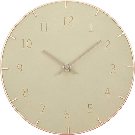 Piatto Wall Clock 10In Concrete