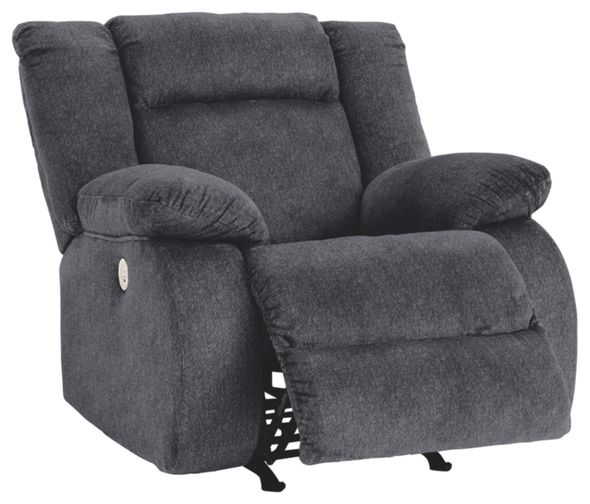 Burkner Adjustable Power Rocker Recliner with USB Charging, Gray