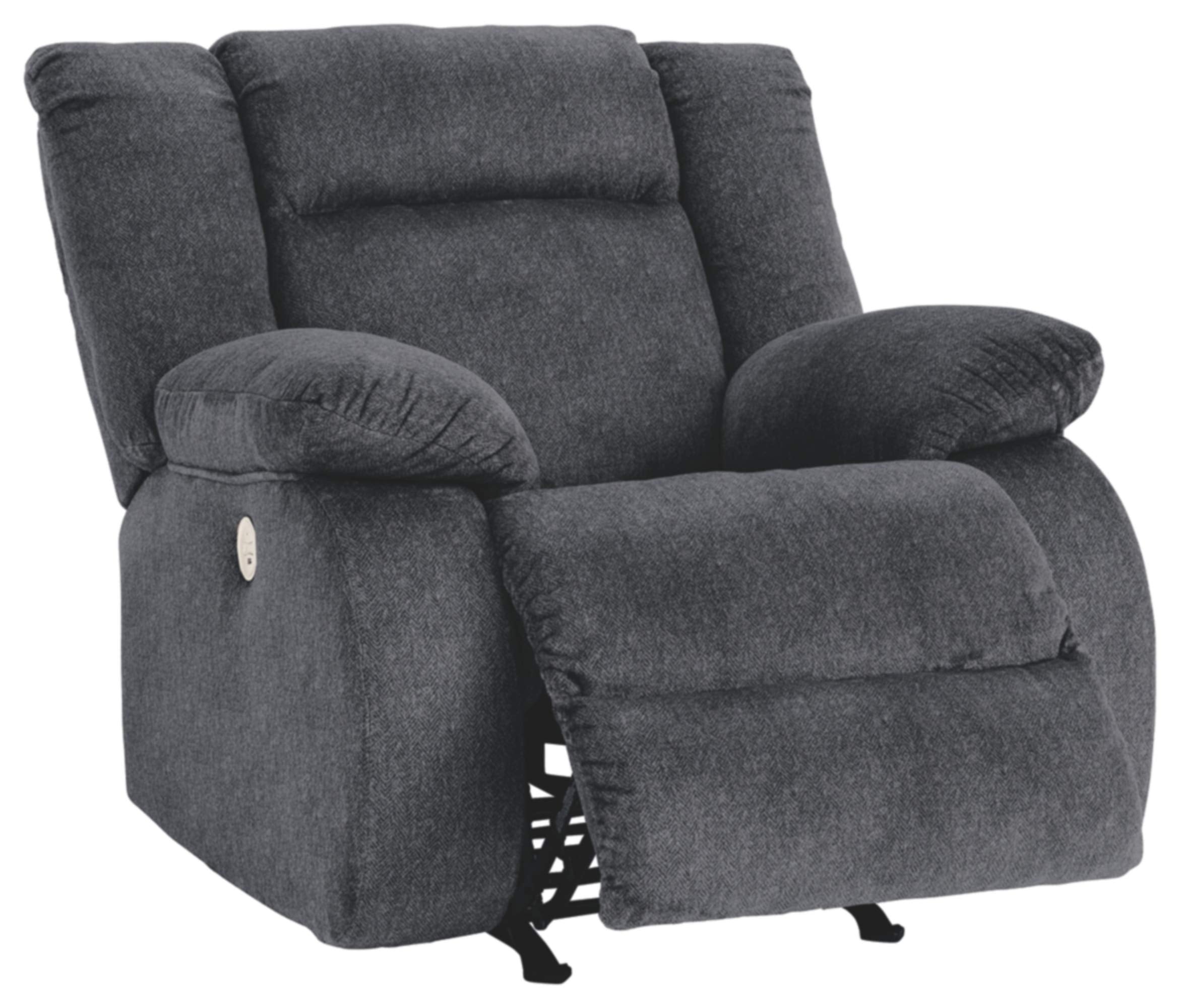 ModLuxe Power Rocker Recliner Chair with USB & Plush Velvet Finish