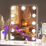 Updated LED Makeup Mirror, Hollywood Vanity Mirror