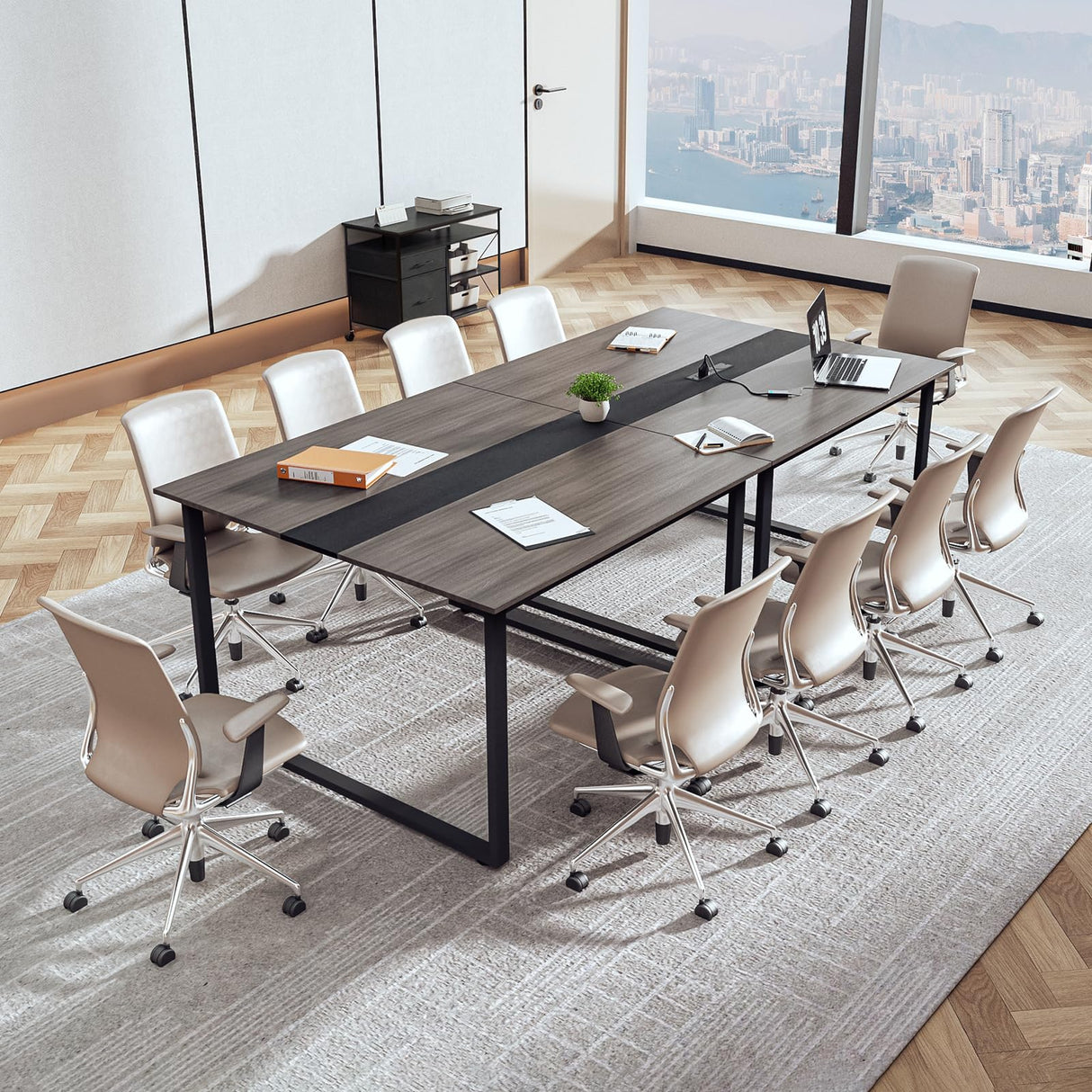 8FT Rectangular Conference Room Table, Meeting Seminar Table, boardroom Table