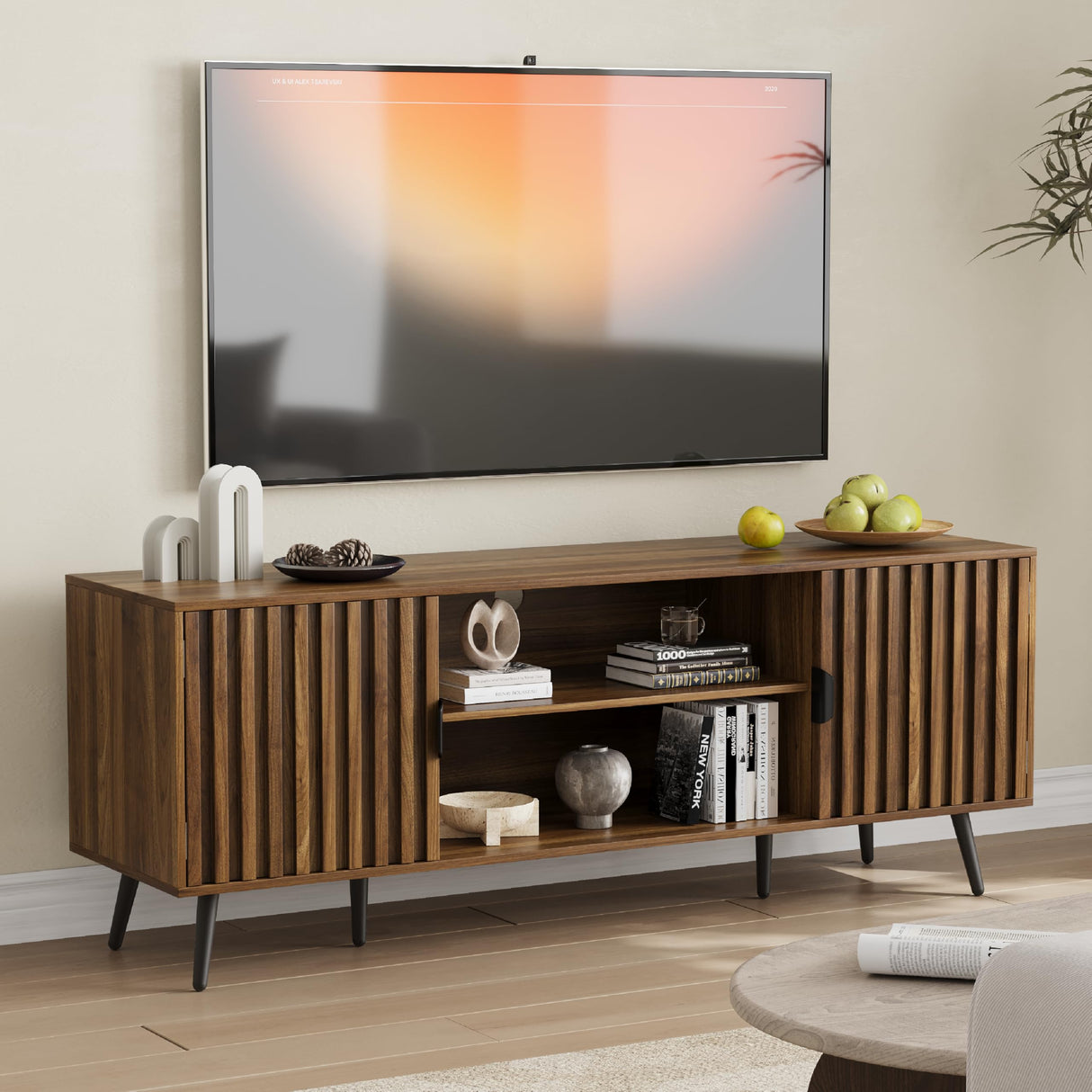 53" Fluted TV Stand for TVs up to 60"