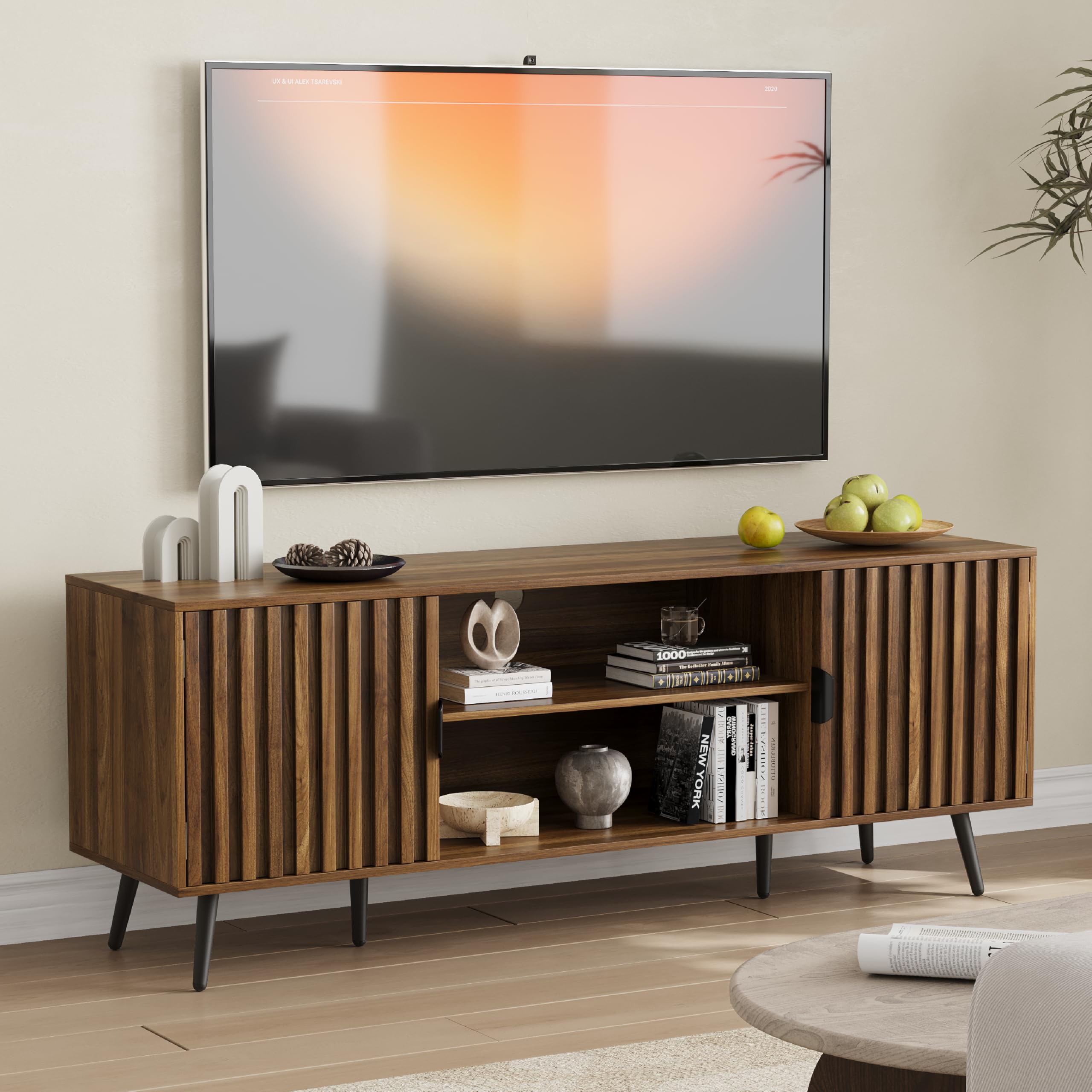 53" Fluted TV Stand for TVs up to 60"