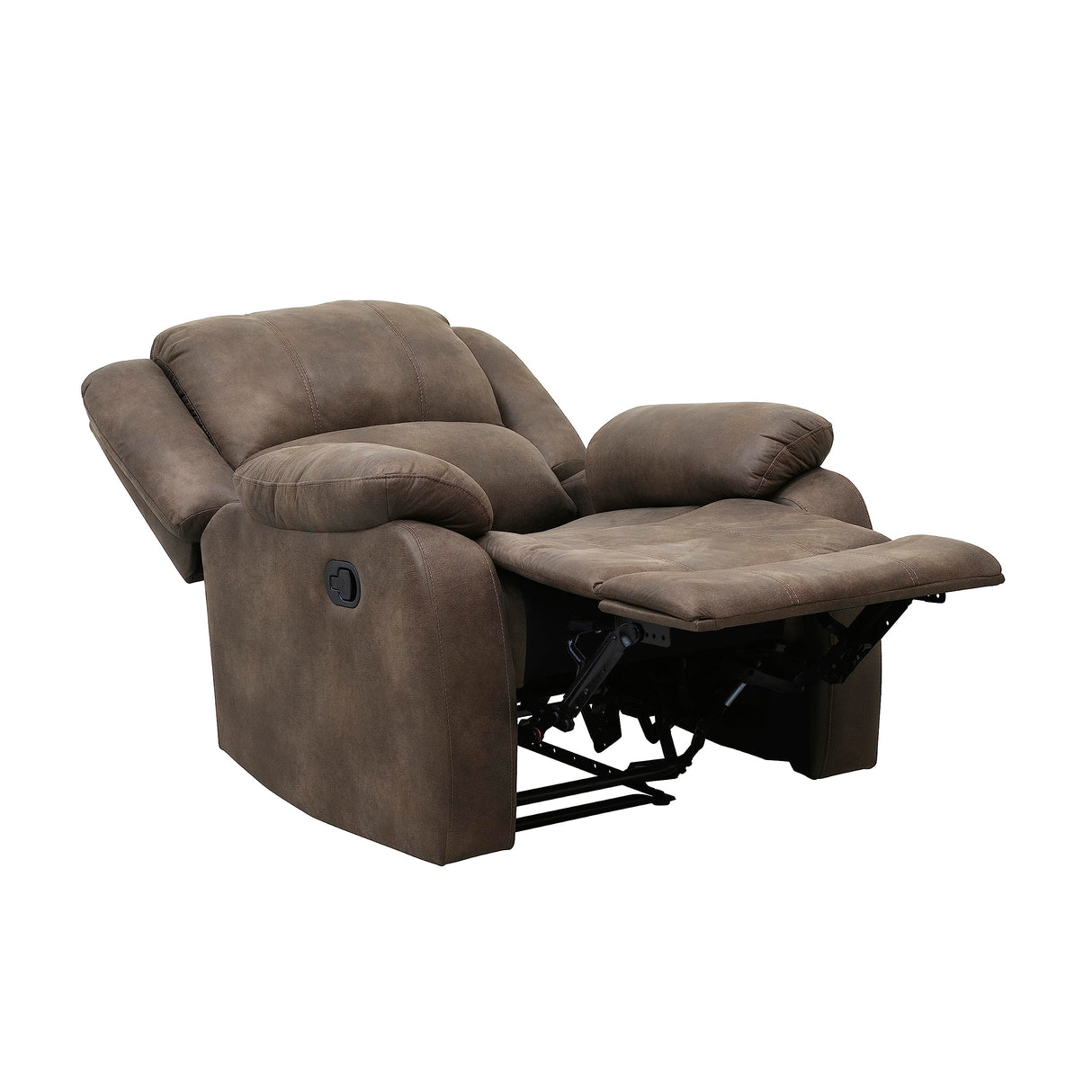 Chair Living Room Reclining Sofa Chair, Home Theater Seating, Wall Hugger Recliner, Manual Recliner Sofa Chair for Living Room/Office/Apartment, Brown