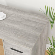Large L Shaped Desk with Storage File Cabinet，Corner L-Shaped Computer Desk