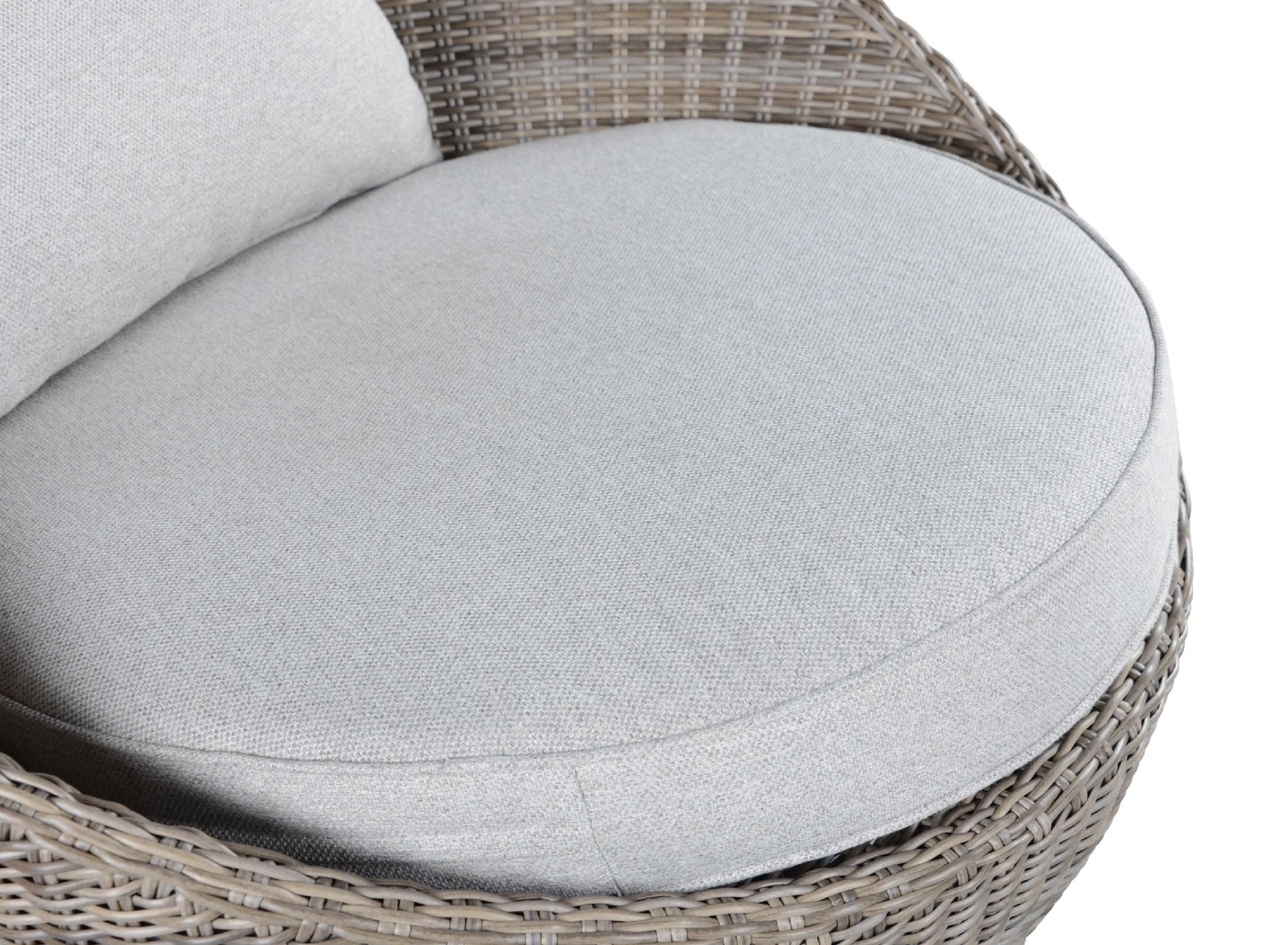 Outdoor Furniture Wicker Sofa Patio Conversation 3 Piece Set Tan 2 Chair 1 Table All Weather Resin Wicker Powder Coated Aluminum Simple Assembly