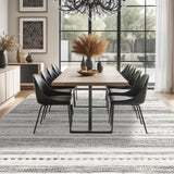 9x12 Large Area Rug: Soft Ultra Thin Machine Washable Farmhouse Area Rugs for Living Room Non-Slip Neutral Modern Geometric Indoor Floor Carpet for Bedroom Under Dinning Table Beige/Grey