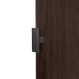 Hayward Two-Door Veneer Floor Cabinet, No Size, Dark Woodgrain
