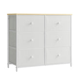 Bedroom Chest 6 Drawer Closet Fabric Dresser