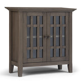Bedford SOLID WOOD 32 inch Wide Transitional Low Storage Media Cabinet in Farmhouse