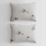 Calvin Klein - King Comforter Set, Soft Cotton Bedding, Floral Home Decor (Aquarelle Floral Grey, King)