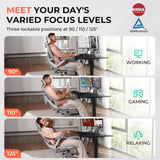 Ergonomic Mesh Office Chair - High Back with Adjustable Lumbar Support