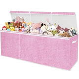 Toy Storage for Girls - Extra Large Kids Toy Box Chest,Collapsible Toy Organizers and Storage for Nursery