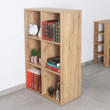 WM078-EG WM078-EG Wooden Standing Shelf, 97 x 65 x 30 cm, Oak Brown Shelf