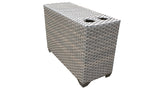 Florence Sectional Seating Group with Cushions 9 Piece Outdoor Wicker Patio Furniture Set