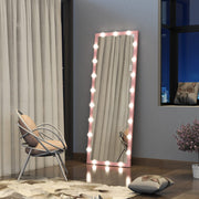 65" x 24" LED Full Length Mirror - Dimmable Standing & Wall Mount