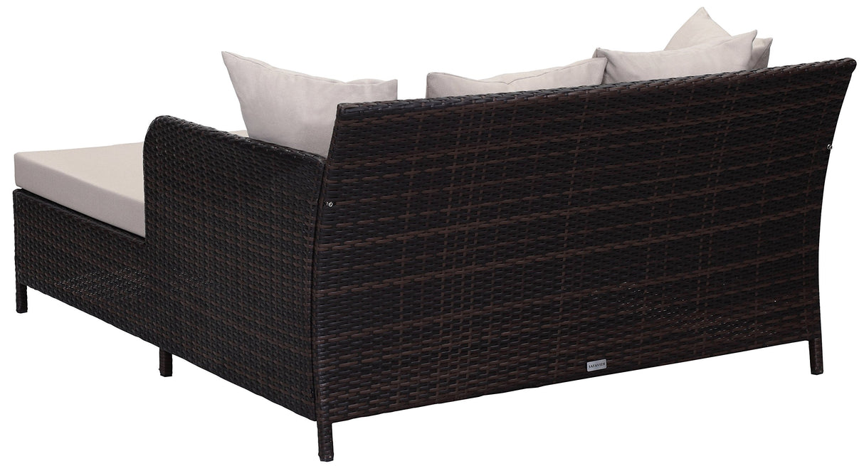 Outdoor Collection August Titanium & Sand Daybed