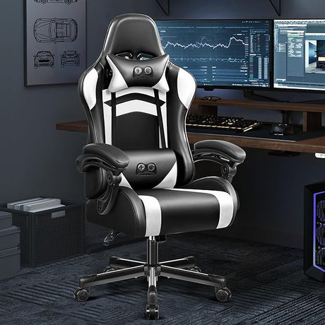 Ergonomic Gaming Chair, High-Back Computer Gamer Chair, Height Adjustable Game