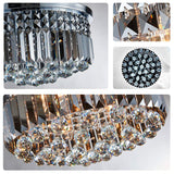 Crystal Chandelier, Modern Chandeliers,Flush Mount Chandelier,Ceiling Light Fixture,