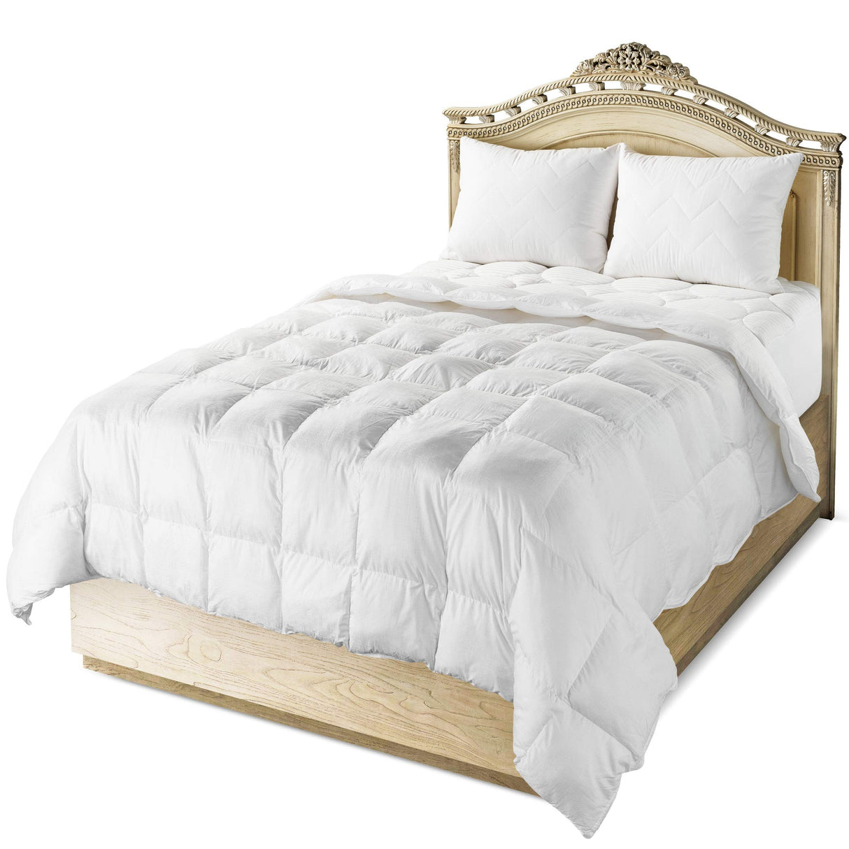 Luxurious Cotton Sateen Comforter - Cozy and Comfortable Full Size Comforter