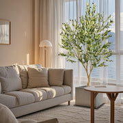 Faux Olive Tree Fake Olive Tree Olive Trees Artificial Indoor 7 Feet (84 inches) Realistic