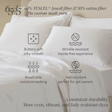 Cotton Tencel Duvet Cover Set - Luxe King Duvet Cover Soft