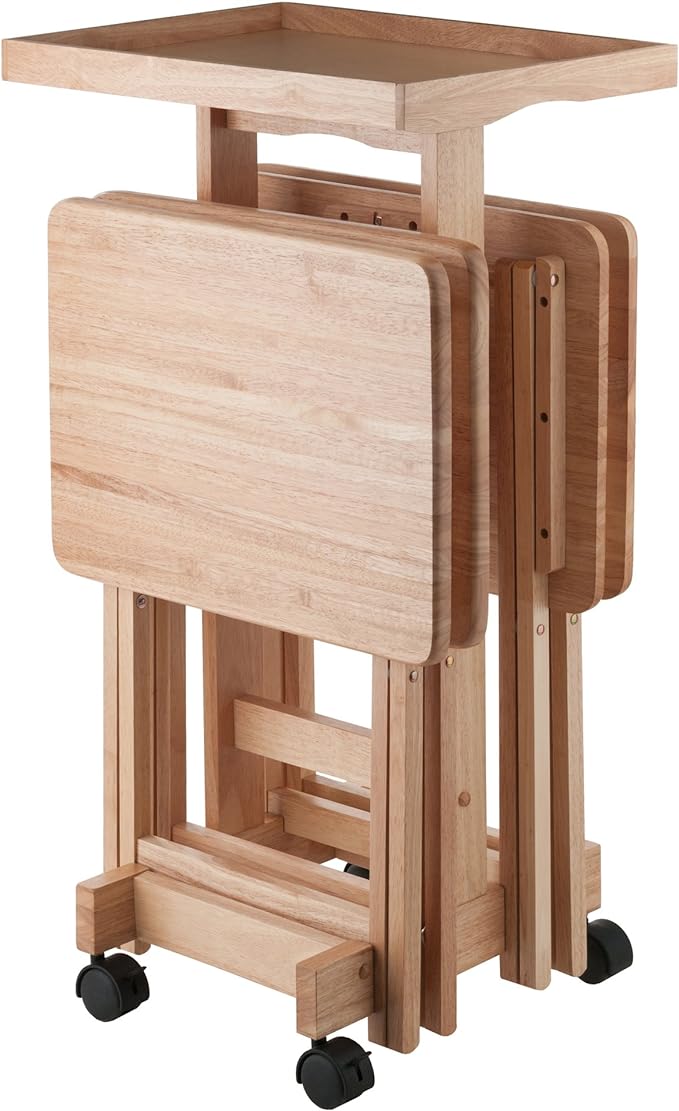 Isabelle Snack table, Walnut 19.69x15.91x36.22