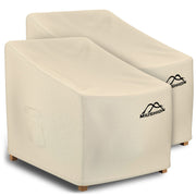 2 Pack Patio Chair Covers, 40" W x 40" D x 36" H Heavy Duty 600D Outdoor Deep Seat Lounge Club Chair Cover