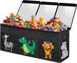 Extra Large Toy Box, Collapsible Sturdy Toy Storage Organizer with Lids