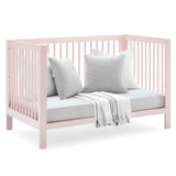 Charlie 6-in-1 Convertible Crib - Greenguard Gold Certified, Blush Pink