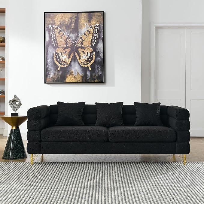 Comfy Bouclé Sofa Collection – Couch, Loveseat & Sets