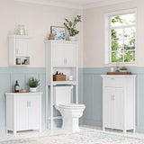 Somerset Two-Door Floor Cabinet with Adjustable Shelves – Elegant Bathroom Storage