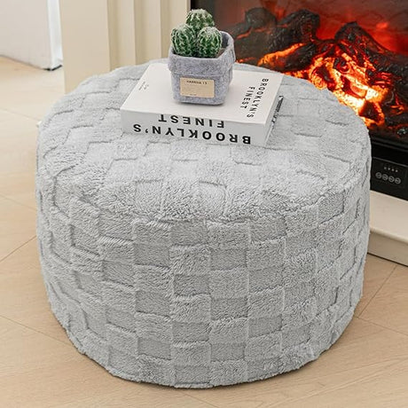 Ottoman Boho Poof Home Decor Floor Pouffe Ottoman Foot Rest