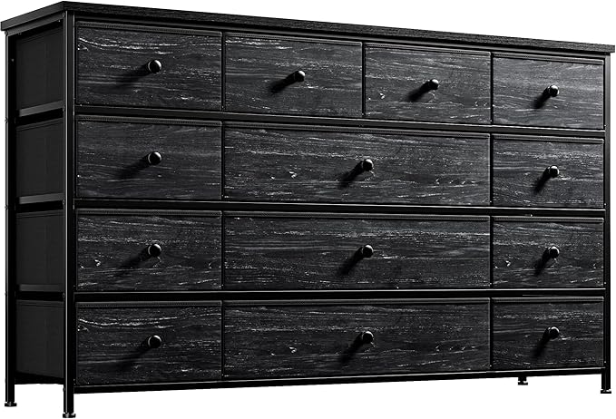 Dresser with 13 Drawers Dresser TV Stand for 55" TV Long Dresser