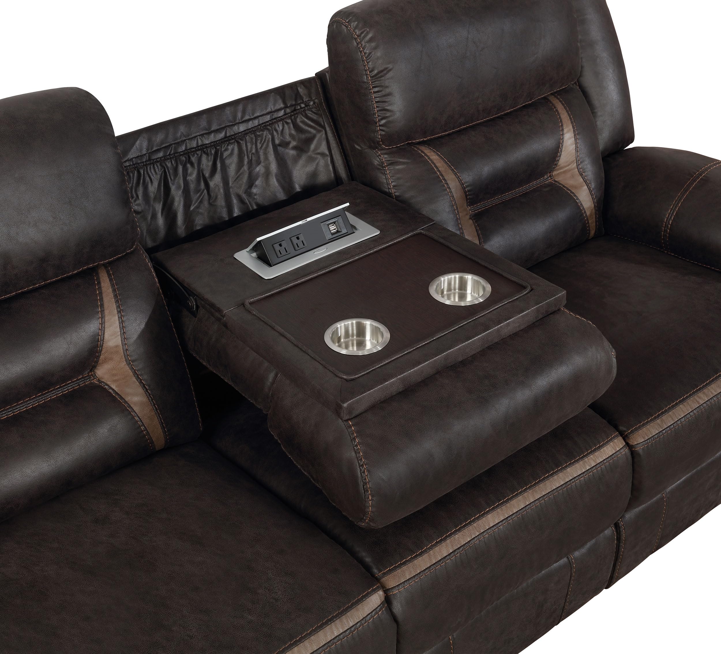 Motion Sofa Set, Brown