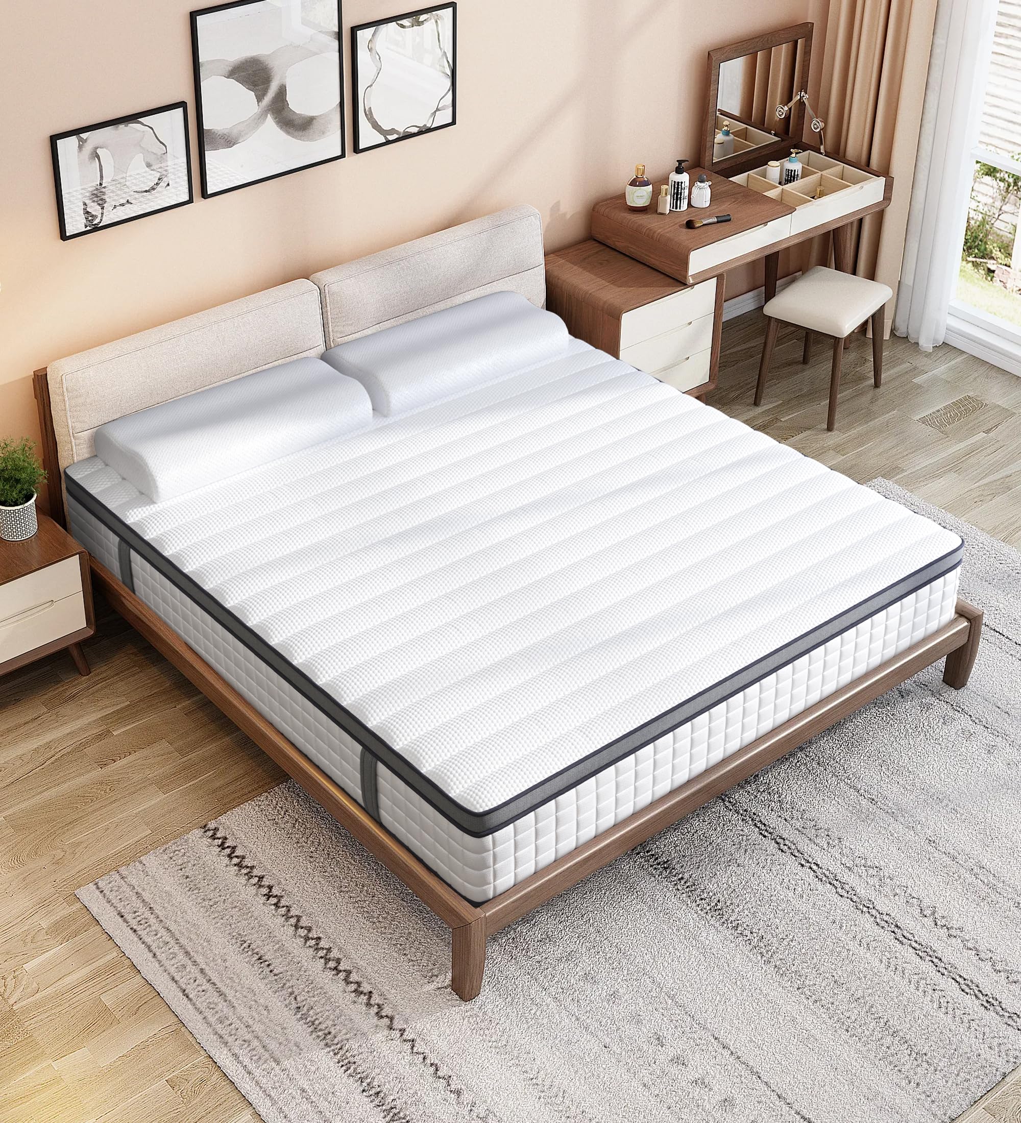 Queen Mattresses,10 Inch Queen Mattress in a Box