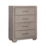 Ennesley Wood Bedroom Set with Upholstered Panel Bed,