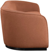 675Cognac-S Mylah Collection Modern | Contemporary Sofa with Soft Cognac Fabric